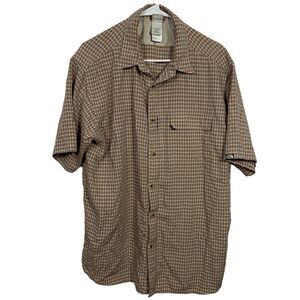 The North Face Plaid Short Sleeve Outdoor Shirt